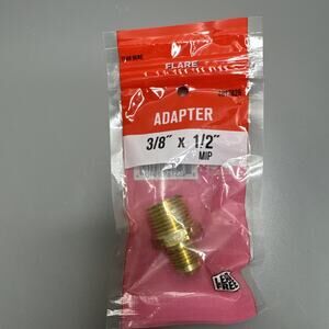 3/8 Flare Male x 1/2 Male MIP Straight Hydraulic Adapter